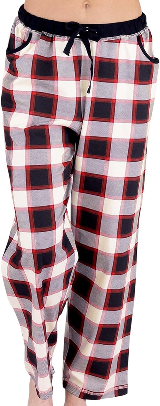 Pajamas for Women, Cute PJ Pants and Long Sleeve Top Separates