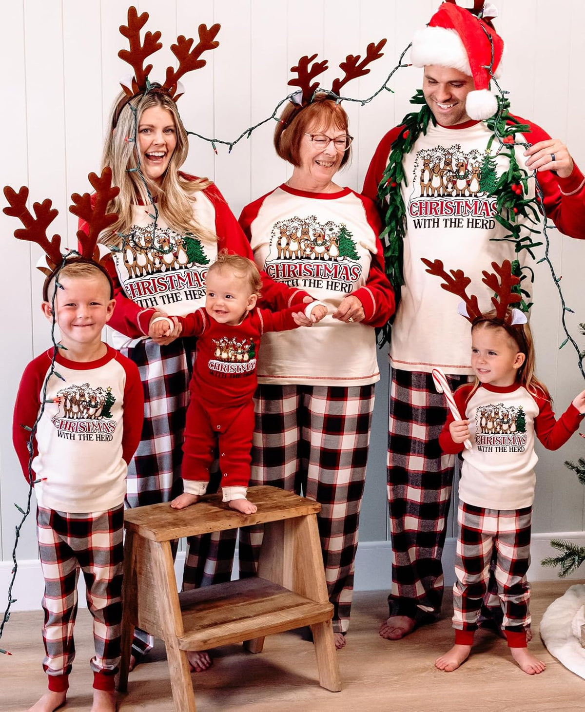Pajamas for Women, Cute PJ Pants and Long Sleeve Top Separates