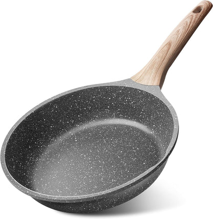 Nonstick Granite Frying Pan Skillet 9.5 Inch for Stove Top
